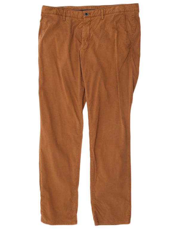 Мужские брюки-чиносы Massimo Dutti Slim Fit EU 46 XL W36 L31 бежевые
