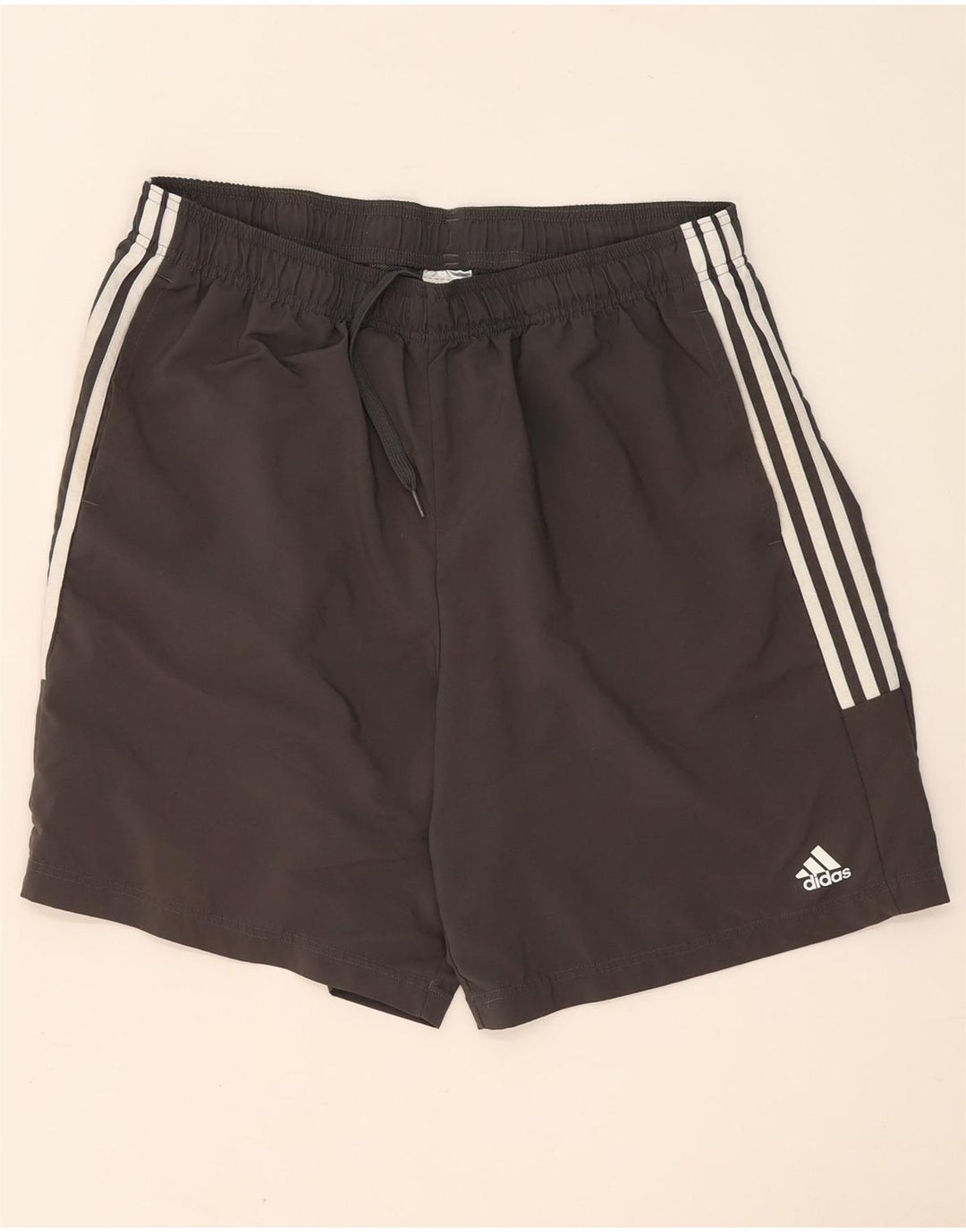Мужские спортивные шорты Adidas XL серые из полиэстера
