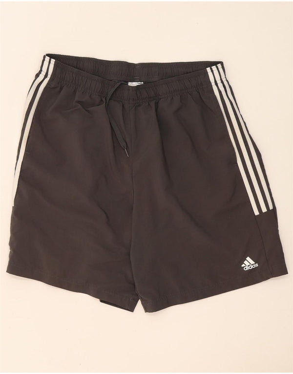 Мужские спортивные шорты Adidas XL серые из полиэстера