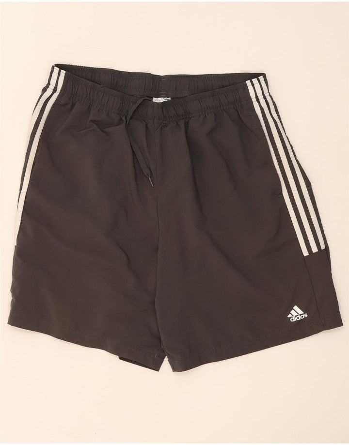 Мужские спортивные шорты Adidas XL серые из полиэстера