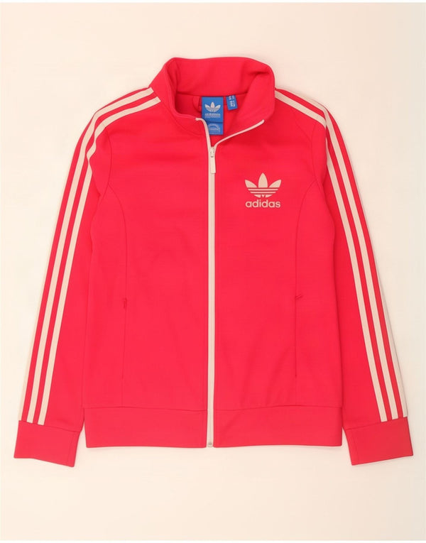 Женский спортивный костюм Adidas Top Jacket UK 12 Medium Pink Cotton
