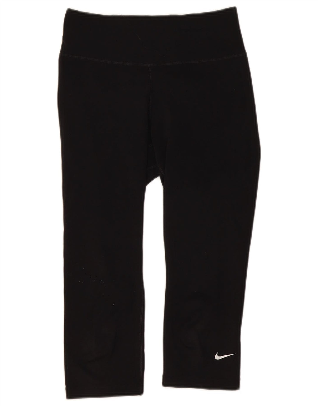 Женские леггинсы-капри Nike Dri Fit UK 6 XS, черный полиэстер