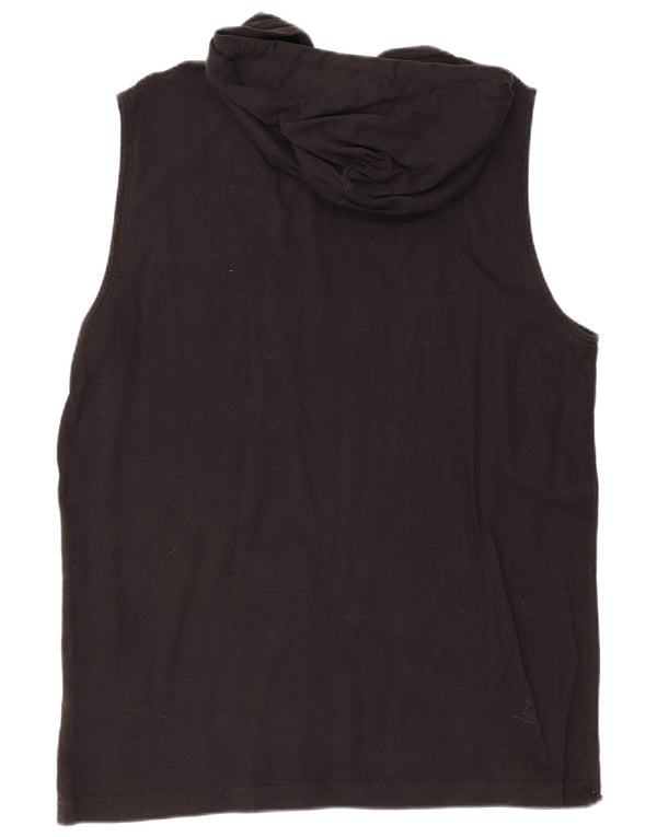 Мужской жилет Champion с капюшоном и графическим рисунком XL, черный хлопок