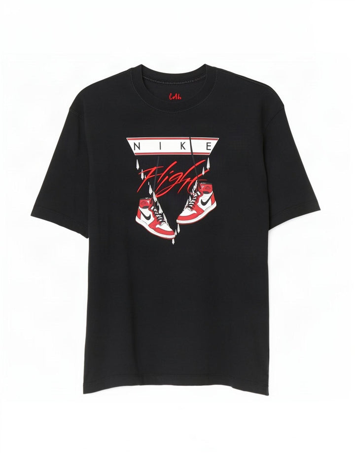 Мужская футболка оверсайз с графическим рисунком Jordan, маленький черный хлопковый топ