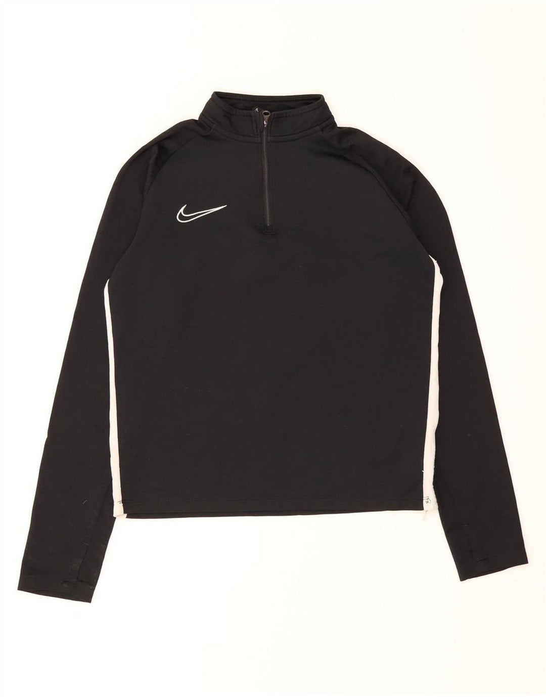 Спортивный костюм с воротником на молнии для мальчиков Nike, верхняя куртка, 10–11 лет, средний черный