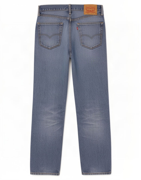 Мужские прямые джинсы Levi's 505 W35 L30 синие, хлопок