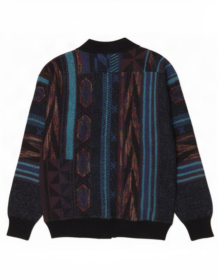 Мужской кардиган Luciano Chiari IT 48 Medium Multicolored Geometric