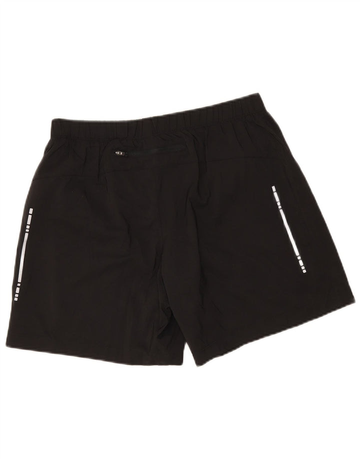 Женские спортивные шорты Asics UK 14, средние черные из полиэстера
