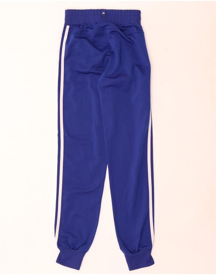 Женские спортивные брюки Adidas Joggers UK 8, маленькие темно-синие, полиэстер