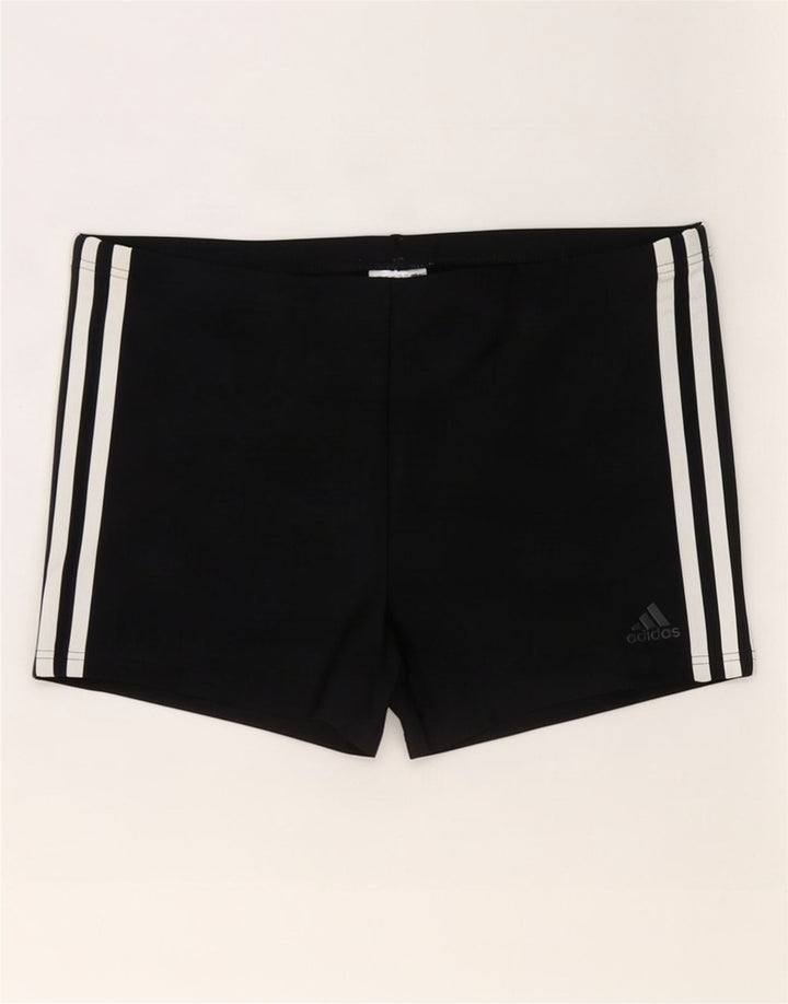 Мужские шорты для плавания Adidas, средний черный полиэстер