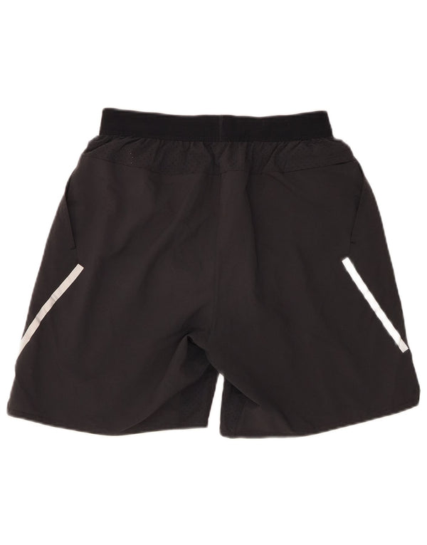 Мужские спортивные шорты Nike Dri Fit, маленькие черные, из полиэстера