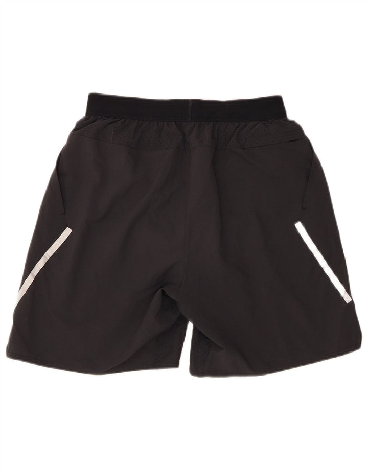 Мужские спортивные шорты Nike Dri Fit, маленькие черные, из полиэстера