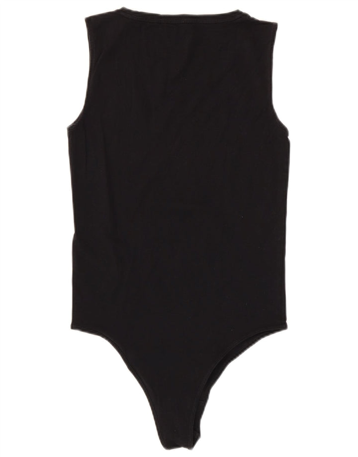 Женское боди без рукавов с рисунком Calvin Klein Jeans UK 12, средний черный