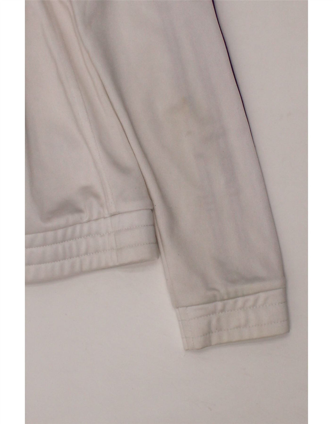 ADIDAS Girls Tracksuit Top Jacket 11-12 Years White Polyester Vintage Adidas and Second-Hand Adidas from Messina Hembry 