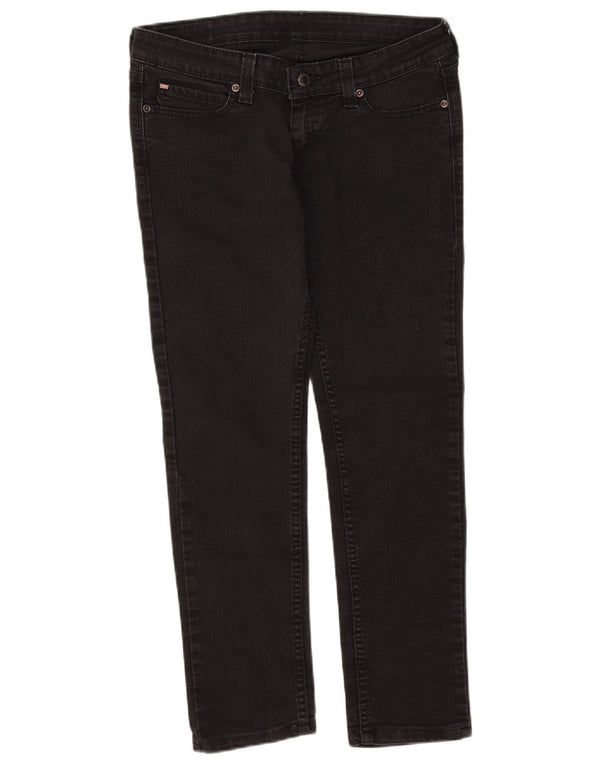 Женские узкие джинсы Levi's с низкой талией W29 L32, черный хлопок