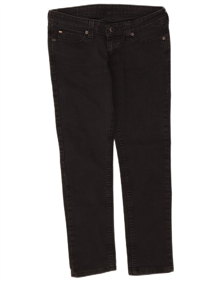 Женские узкие джинсы Levi's с низкой талией W29 L32, черный хлопок