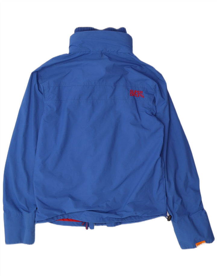 Мужская ветровка SUPERDRY UK 40, большая синяя нейлоновая куртка
