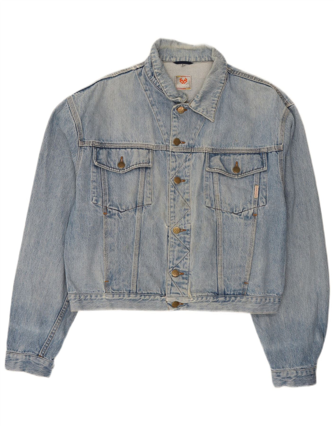 Женская джинсовая куртка Stefanel UK 18 XL, синяя, хлопок