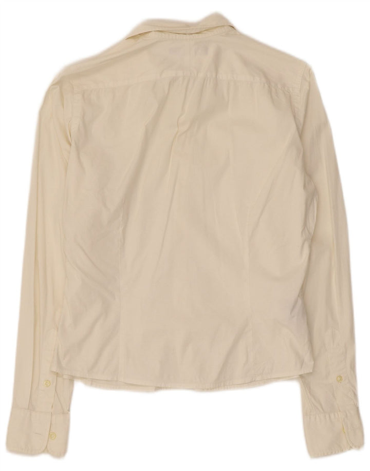 Женская узкая рубашка Ralph Lauren US 8 Medium Off White