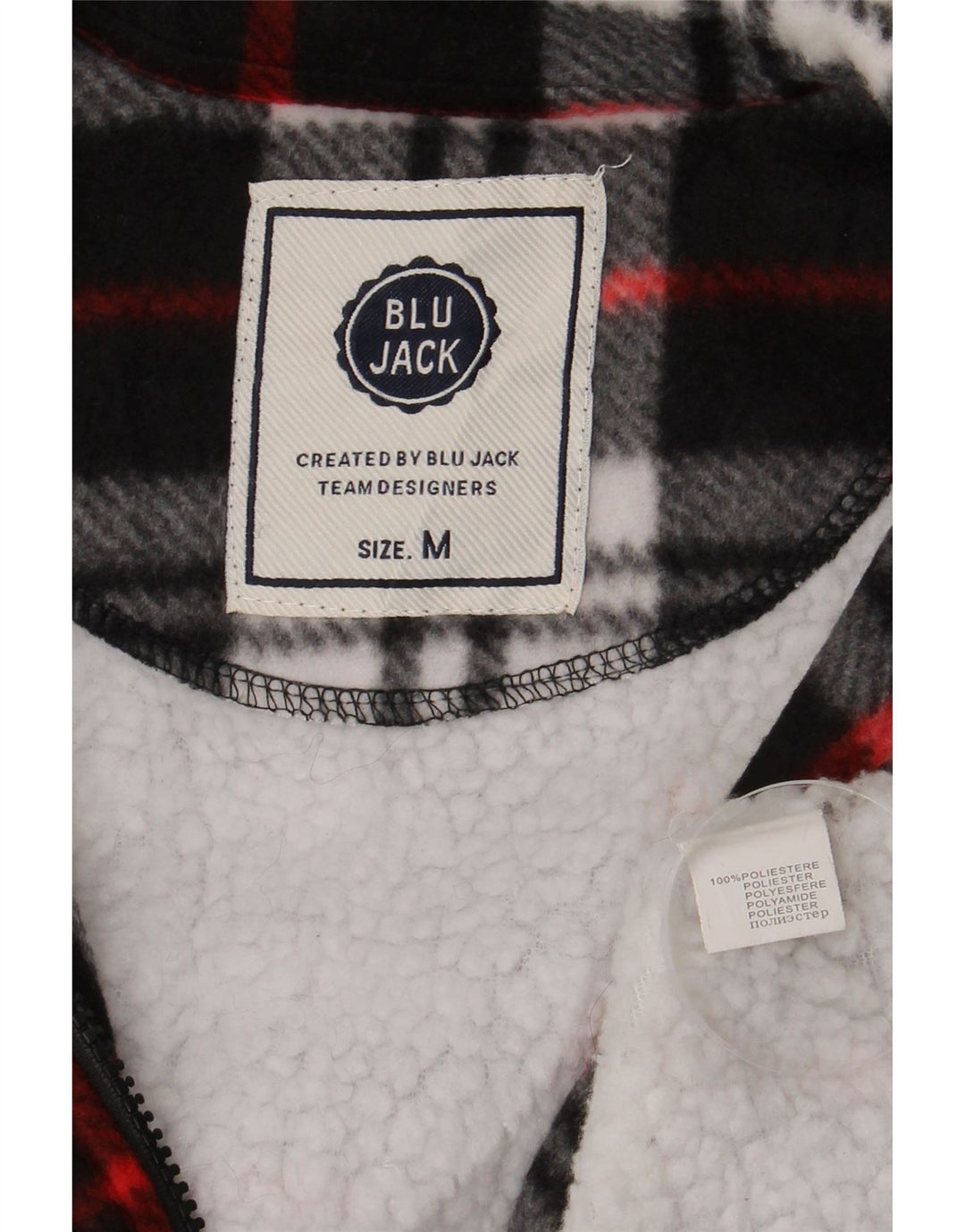 Винтажная мужская фланелевая рубашка шерпа-лесоруба среднего черного цвета в клетку из полиэстера