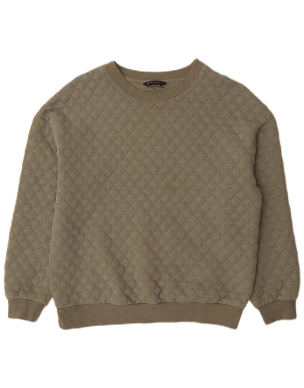 Женский джемпер оверсайз Marks & Spencer UK 12, средний хаки