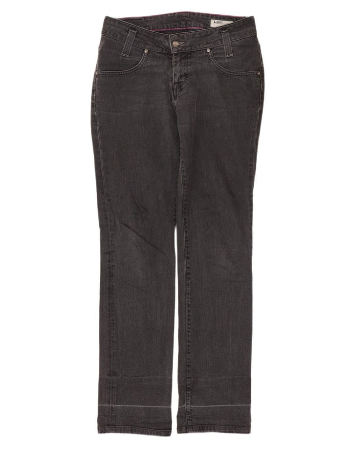 Женские прямые джинсы Lee Leola W30 L33, черный хлопок