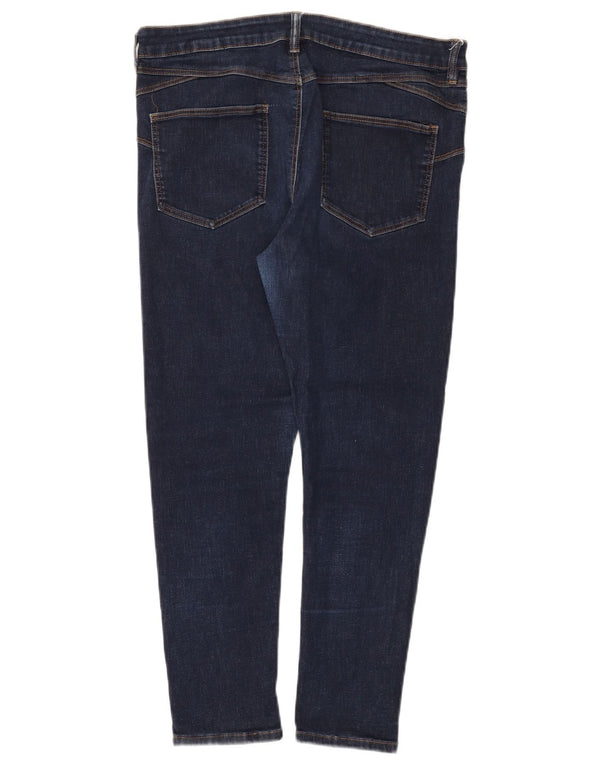 Женские джинсы скинни Marks & Spencer UK 16, большие W36 L25, темно-синие, хлопок