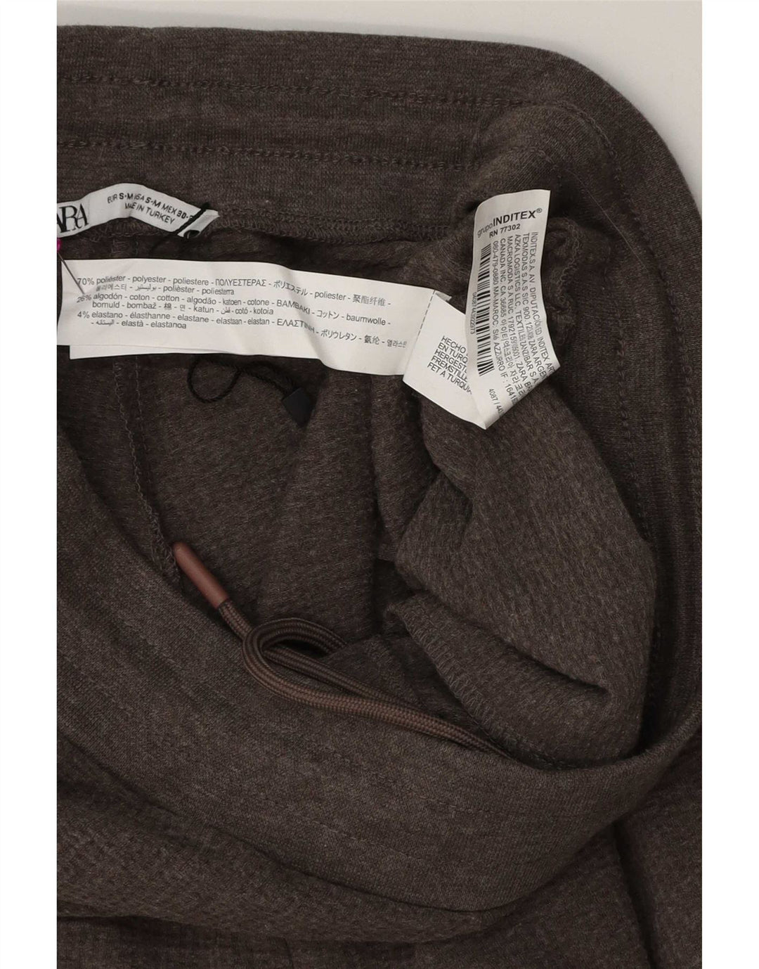 Мужские спортивные брюки Zara, маленькие серые, полиэстер