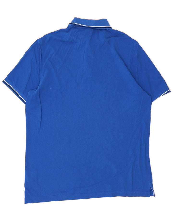 BUGATTI Mens Polo Shirt Large Blue Cotton Vintage Bugatti and Second-Hand Bugatti from Messina Hembry 