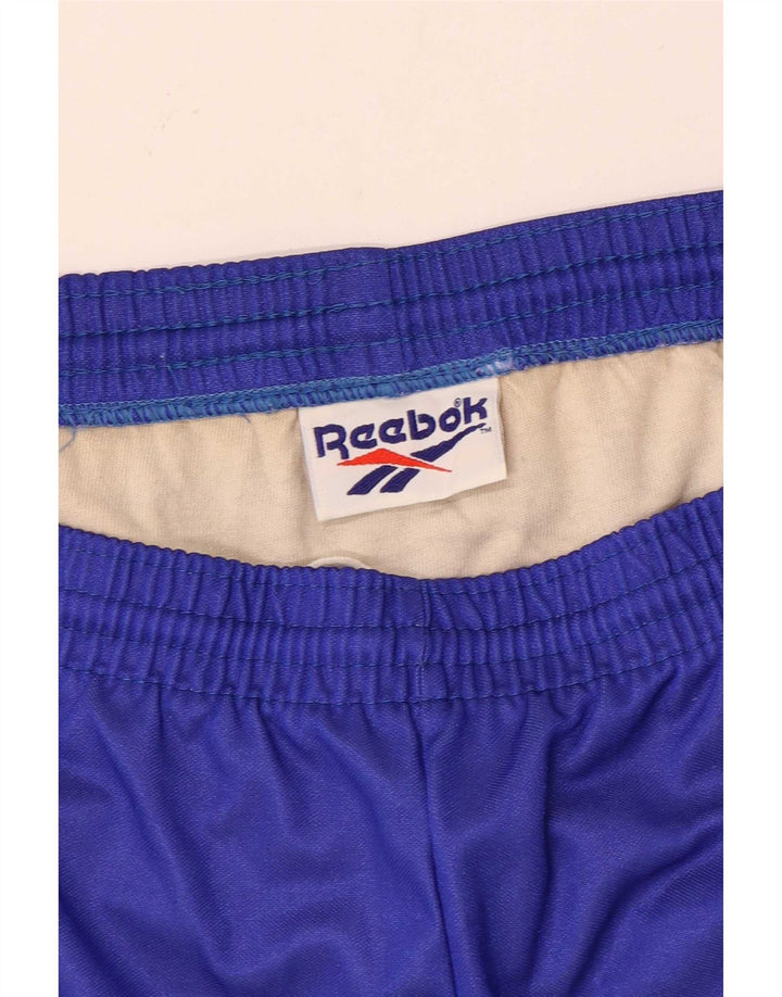 Мужские спортивные шорты Reebok, большие синие цветные блоки