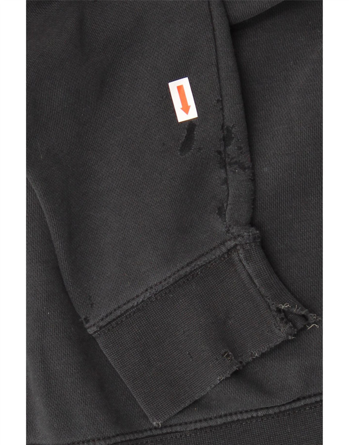 Женский джемпер с капюшоном NIKE UK 14, средний черный, хлопок