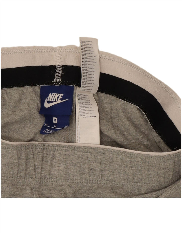 Женские леггинсы с рисунком Nike UK 12, хлопок среднего серого цвета