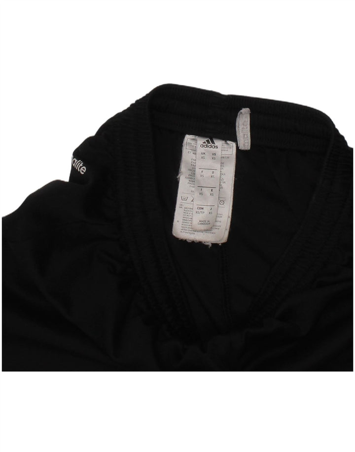 Спортивные шорты ADIDAS Climalite для мальчиков 7-8 лет XS, черный полиэстер