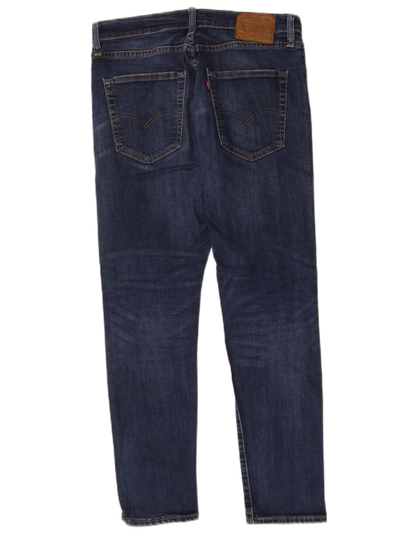 Мужские зауженные джинсы Levi's 512 W32 L30 темно-синие, хлопок