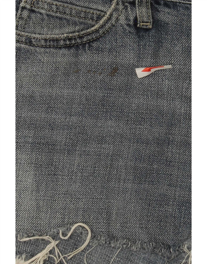 Meltin' Pot Womens Denim Shorts Medium W30 Blue