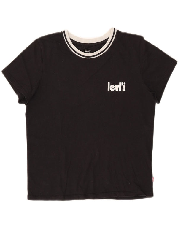 Женская футболка LEVI'S Top UK 6 XS Черная