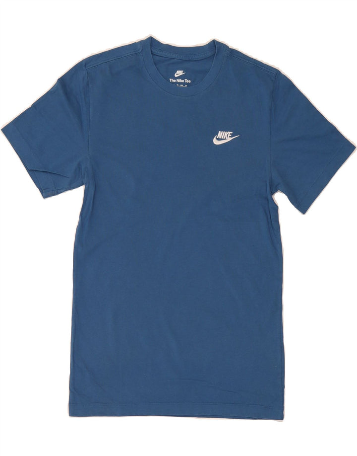 NIKE Mens T-Shirt Top XS Blue Cotton Vintage Nike and Second-Hand Nike from Messina Hembry 