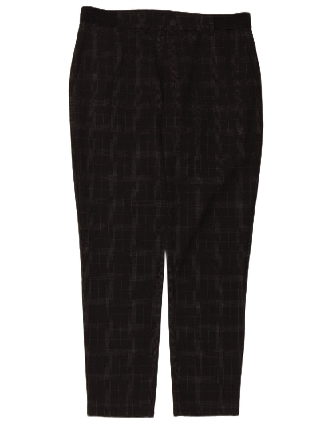 Зауженные мужские брюки чинос Zara Medium W31 L28, черные в клетку