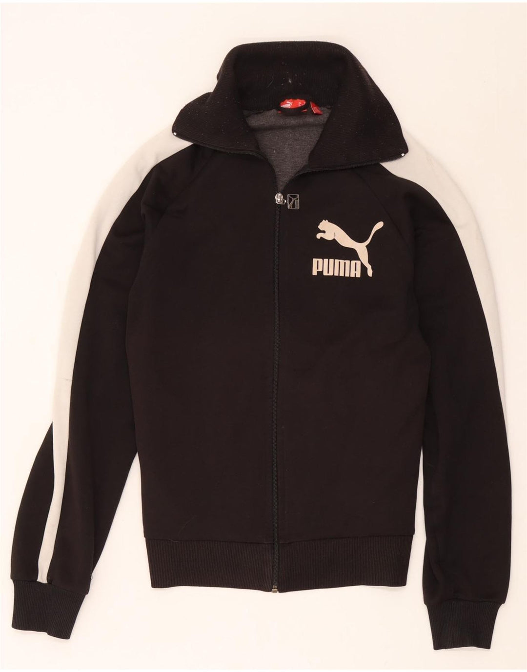 Мужской спортивный костюм Puma с графическим рисунком, верхняя куртка, средний черный, полиэстер с цветными блоками
