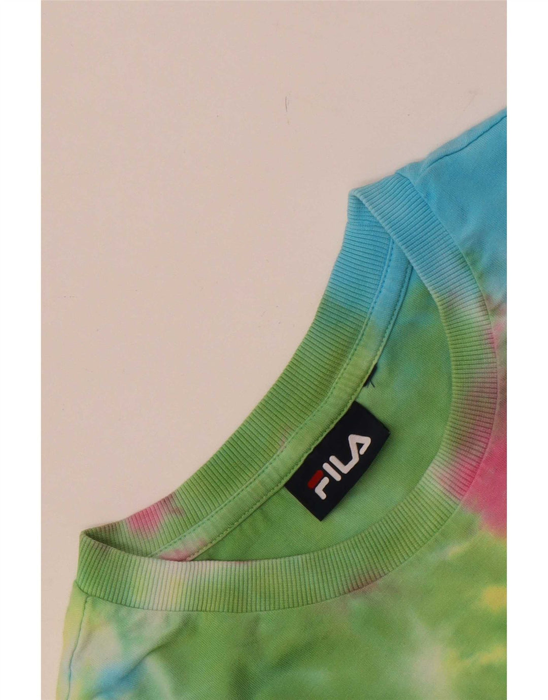 Женская футболка Fila Top UK 12 Medium Multicolored Tie Dye