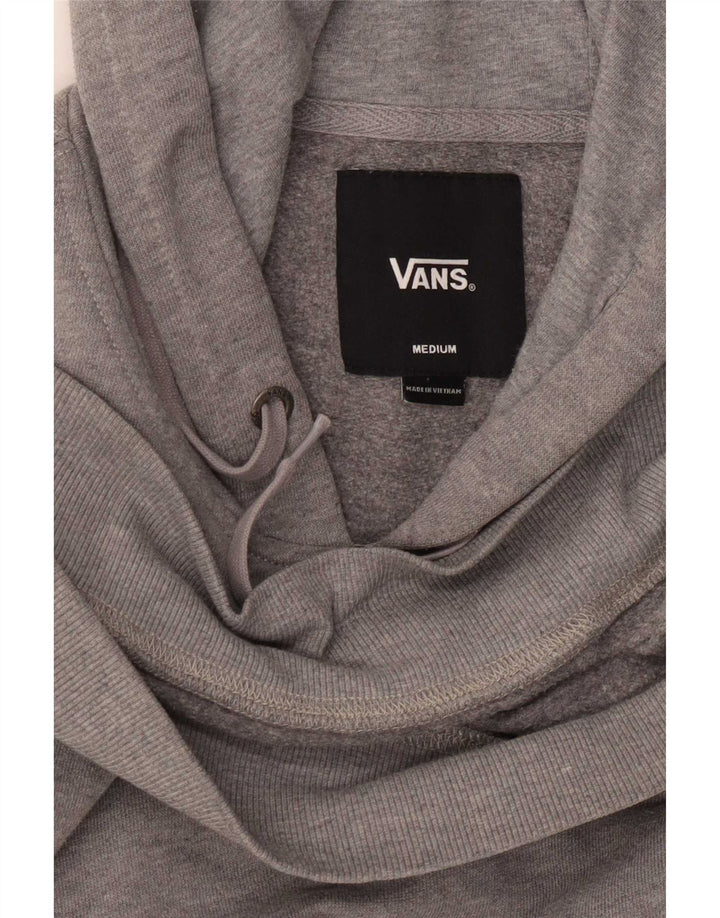 Мужской джемпер с капюшоном с рисунком Vans средний серый