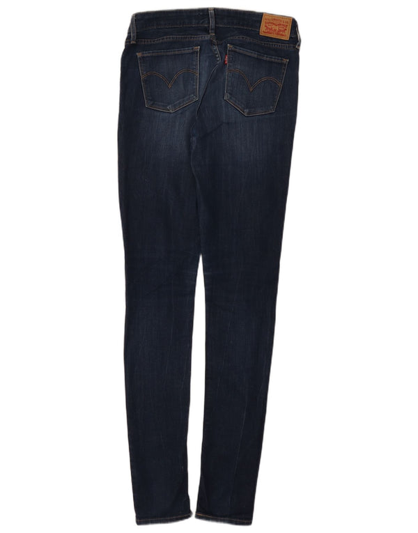 Женские джинсы скинни Levi's 711 W28 L34 Темно-синие, хлопок