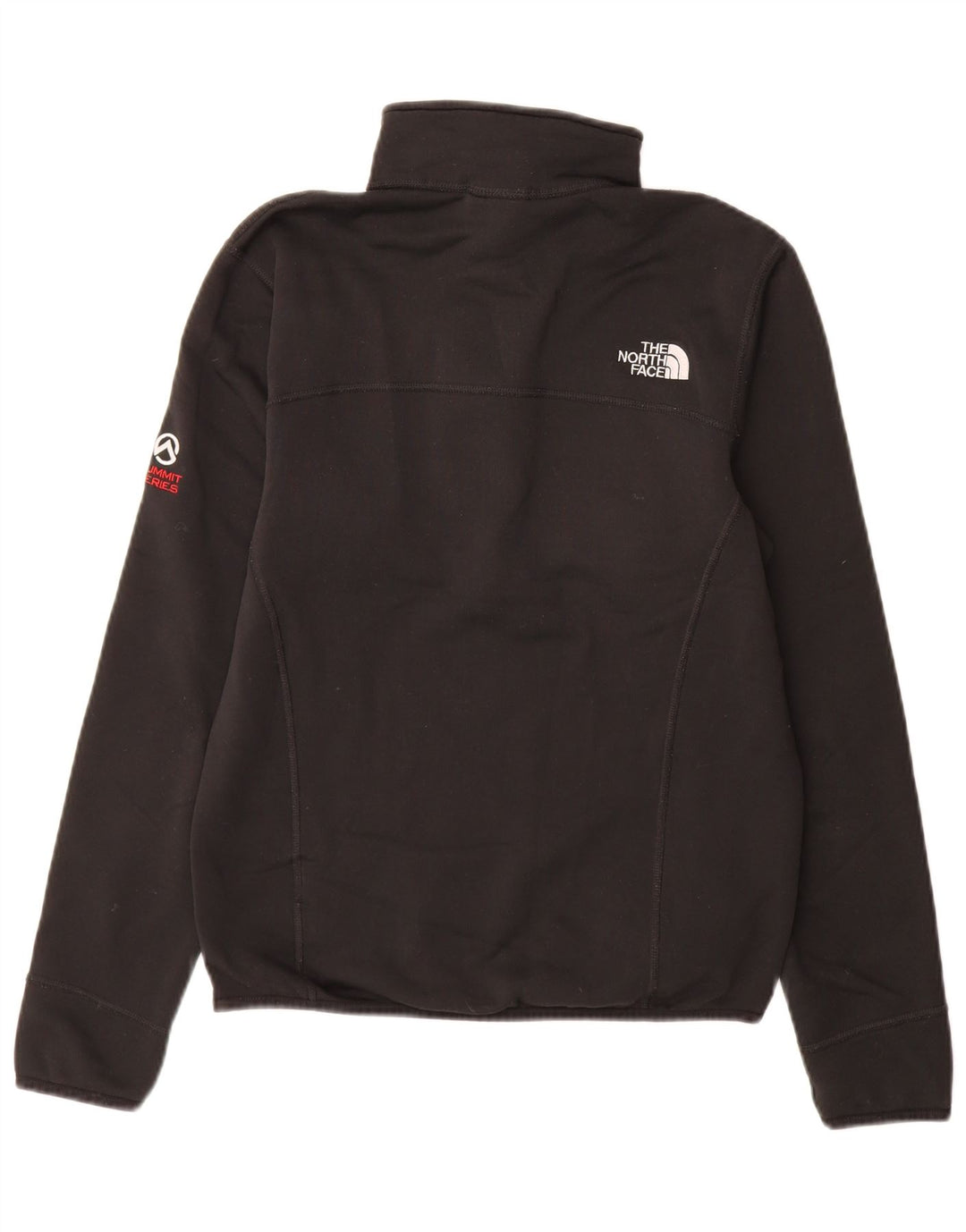 Мужской свитшот с воротником на молнии The North Face, маленький черный полиэстер
