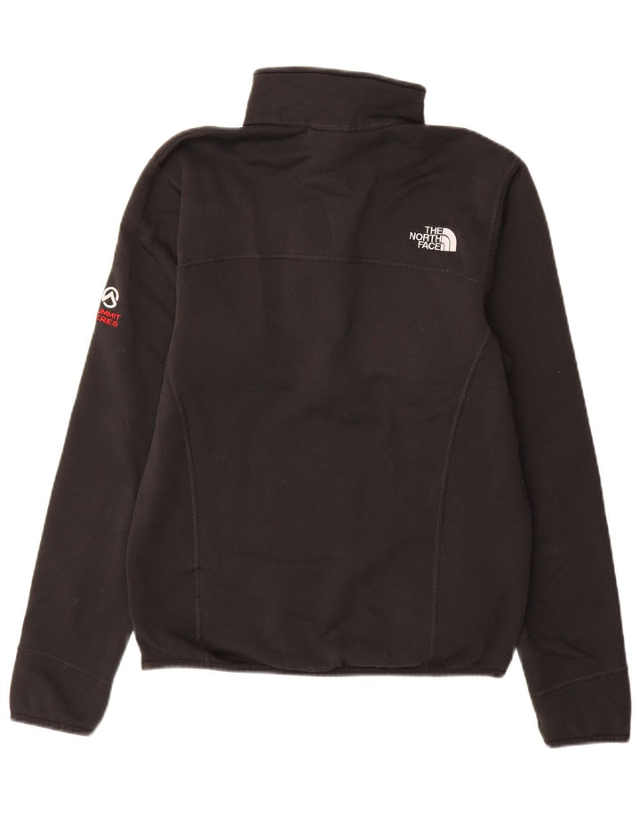 Мужской свитшот с воротником на молнии The North Face, маленький черный полиэстер