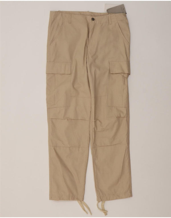 Carhartt Мужские прямые брюки карго, маленькие W29 L30, бежевые, хлопок