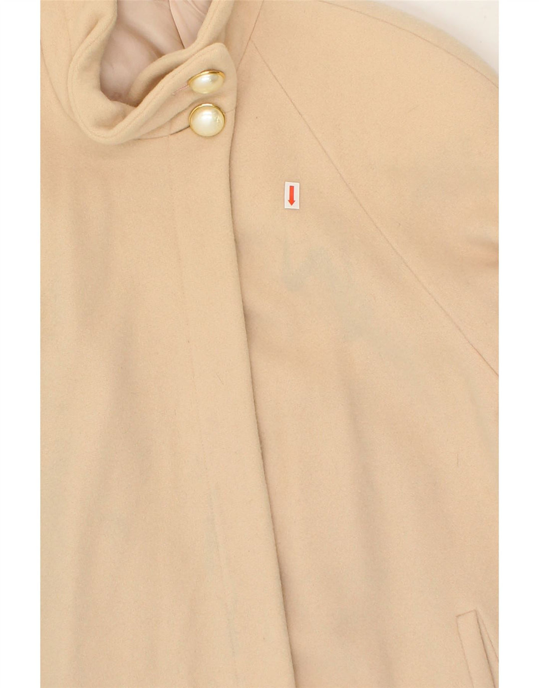 MODYVA Womens Overcoat EU 42 Large Beige Wool Vintage Modyva and Second-Hand Modyva from Messina Hembry 