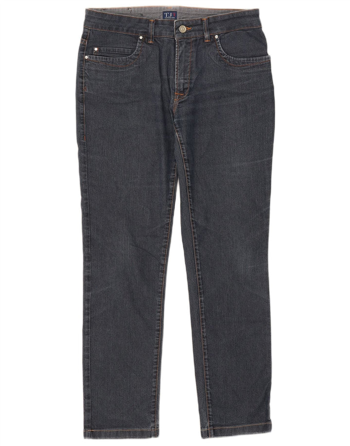 Женские узкие джинсы Trussardi W28 L28 синие, хлопок