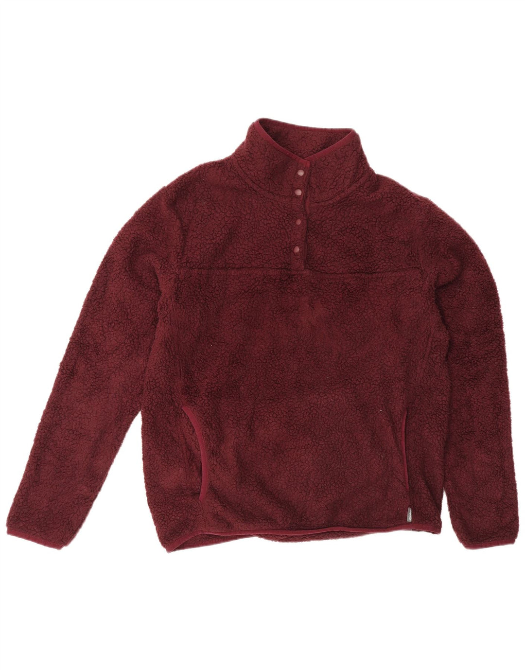 Женский флисовый джемпер Eddie Bauer UK 14, средний бордовый