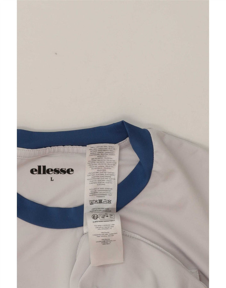 Мужская футболка Ellesse, большая белая полиэстер