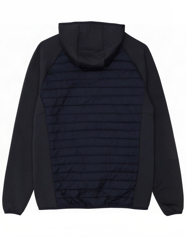 Мужская стеганая куртка с капюшоном Jack & Jones UK 40, большая темно-синяя